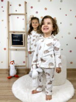 Çocuk Pijama Takımı Gökkuşağı Desenli