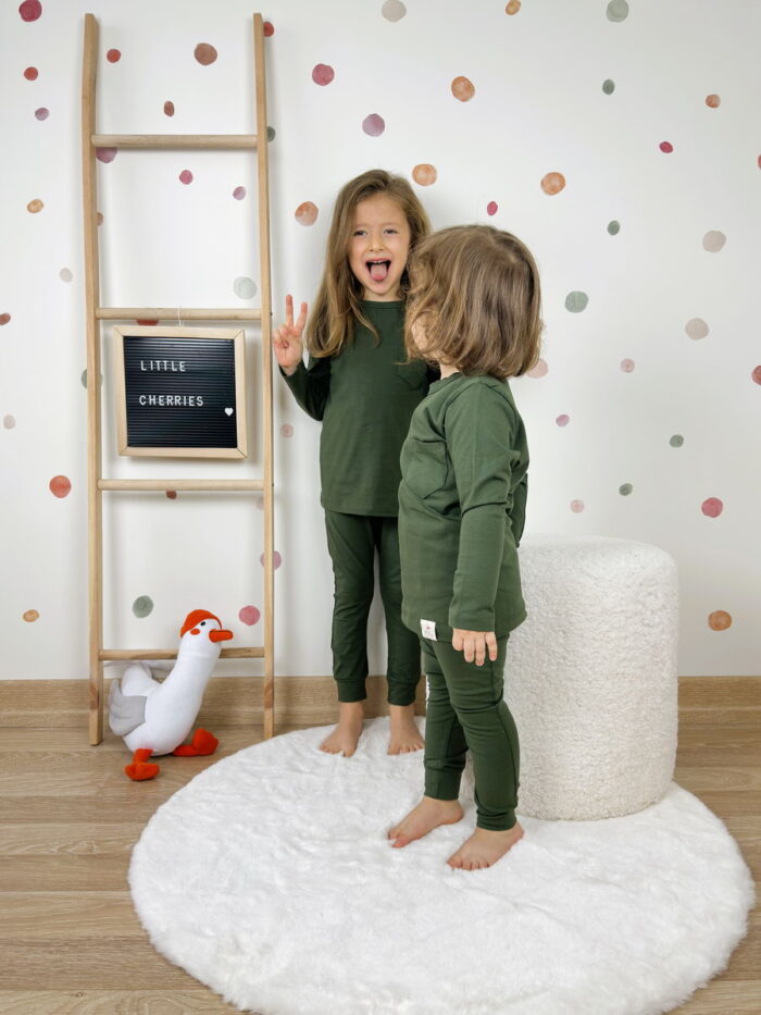 çocuklar için pamuk suprem takım içlik pijama