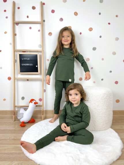 çocuklar için pamuk suprem takım içlik pijama